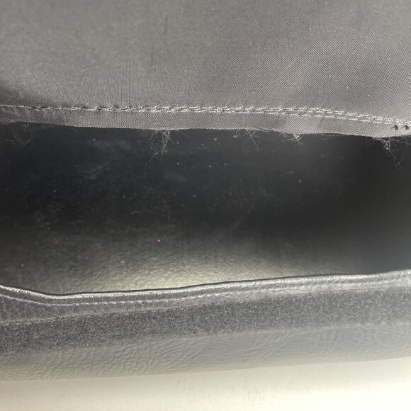 River Road Black Motorcycle Handlebar Leather Tool Bag Harley Accessory Biker - Picture 14 of 14